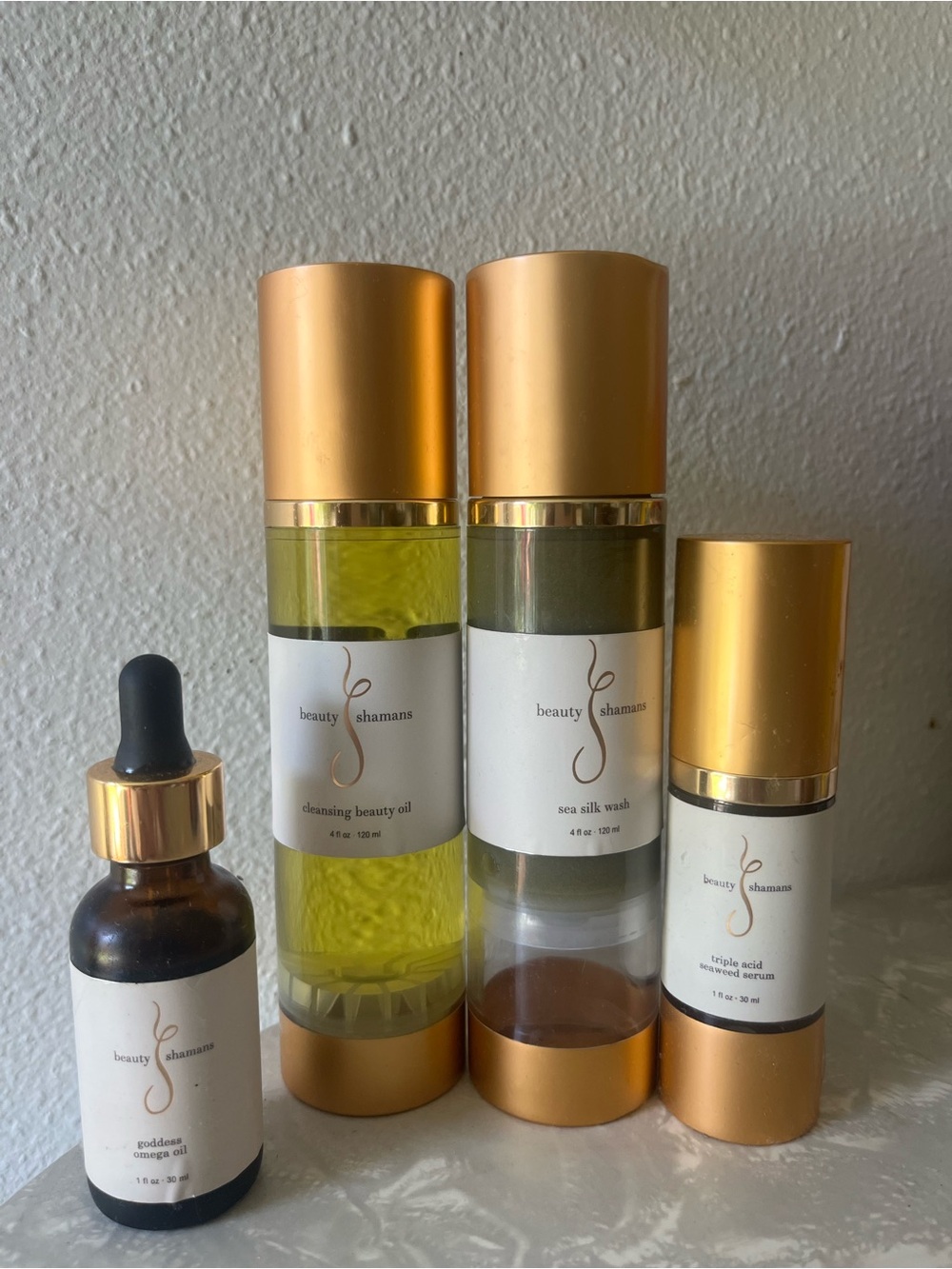 Beauty Shaman cleanse and rejuvenate skincare bundle VERY LIGHTLY USED.